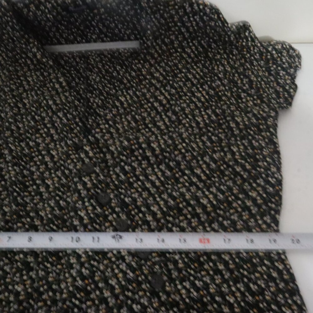 Madewell Women Button-Wrap Dress in Playground Posies Dress Size L Black Floral - Picture 12 of 16